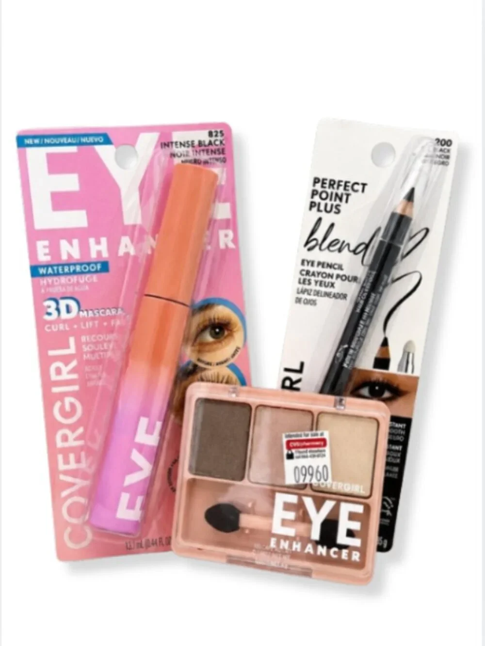 CoverGirl Eye Enhancer Makeup Set – Mascara, Eyeliner & Eyeshadow